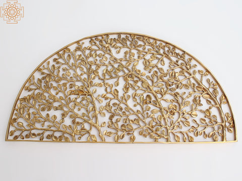 Brass | Floral Decor Panel