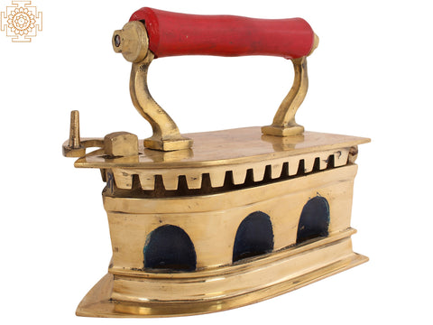 9" Authentic Coal Brass Press | Brass
