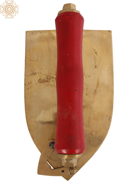 9" Authentic Coal Brass Press | Brass