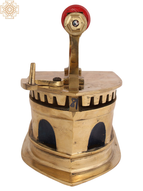 9" Authentic Coal Brass Press | Brass