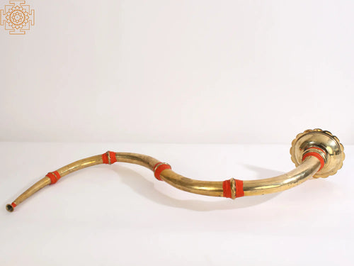 7" Brass Narsinga Handmade Indian Musical Instrument Statue