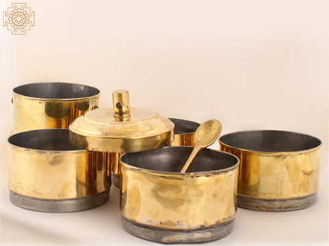 17" Authentic Brass Lunch Box | Brass
