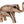 2'' Small Walking Elephant Statue | Gold-Plated Brass Idol