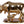 5" Mother Cow With Calf | Gold Plated Brass Statue