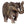 3'' Small Traditional Dressed Elephant With Ball | Gold-Plated Brass