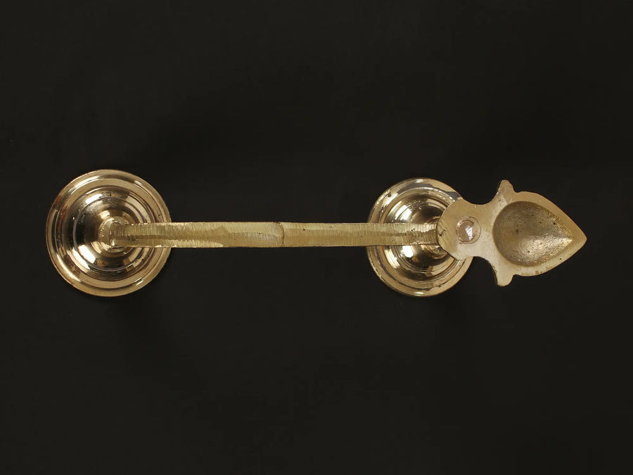 Authentic Brass Pooja Lamp with Handle for Home Decor