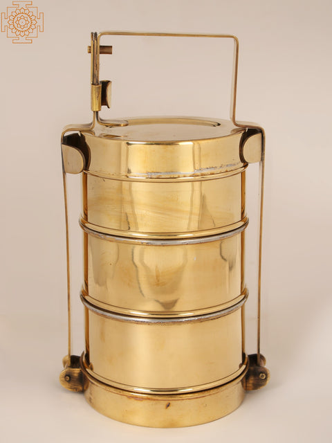 11'' Brass Lunch Box | Brass