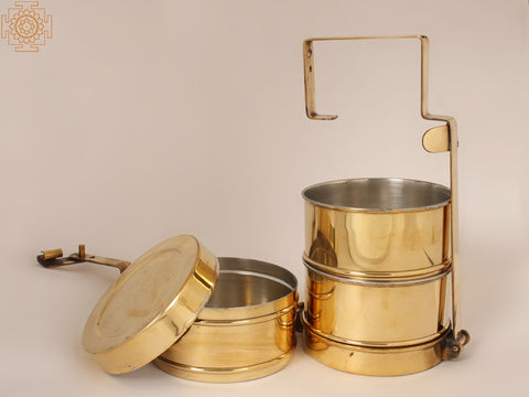 11'' Brass Lunch Box | Brass