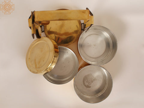 11'' Brass Lunch Box | Brass