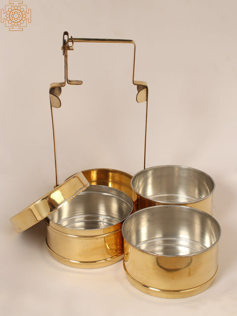 11'' Brass Lunch Box | Brass