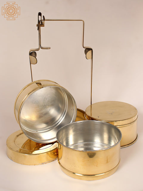 11'' Brass Lunch Box | Brass