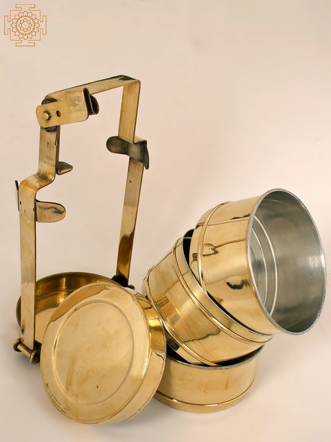11'' Brass Lunch Box | Brass