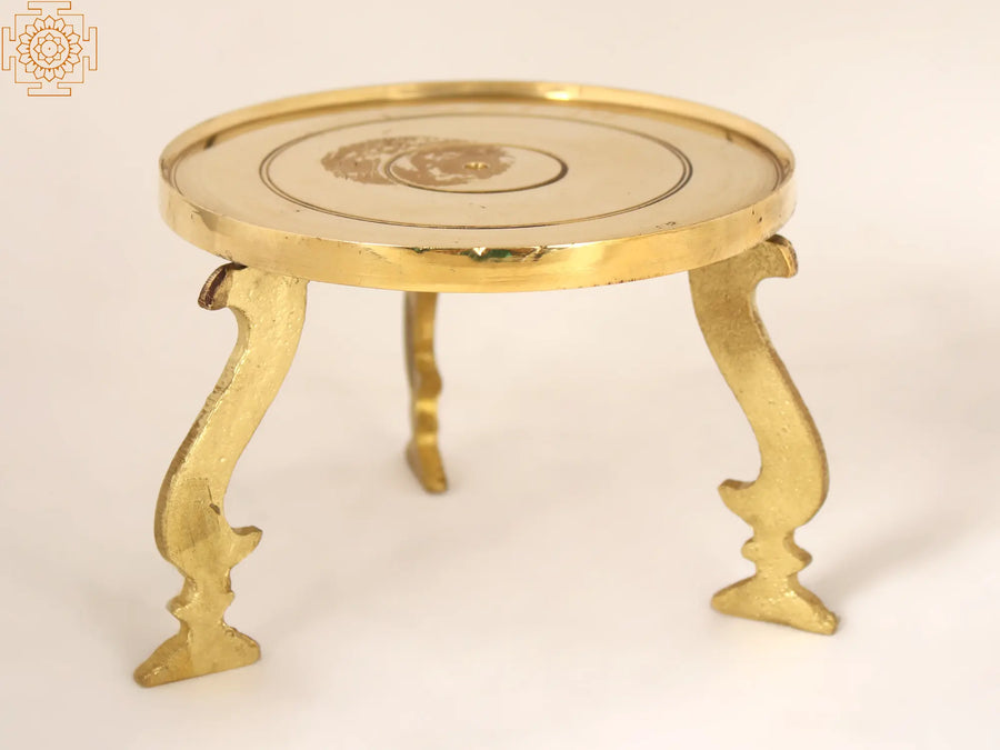 Handcrafted Brass Stand for Home Decor