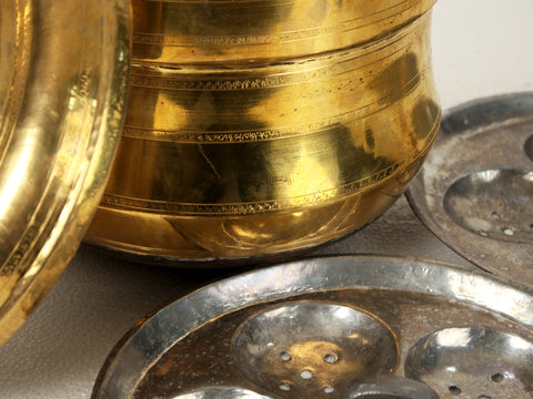 Brass Idli Cooker / Steamer | Handmade | Made In India