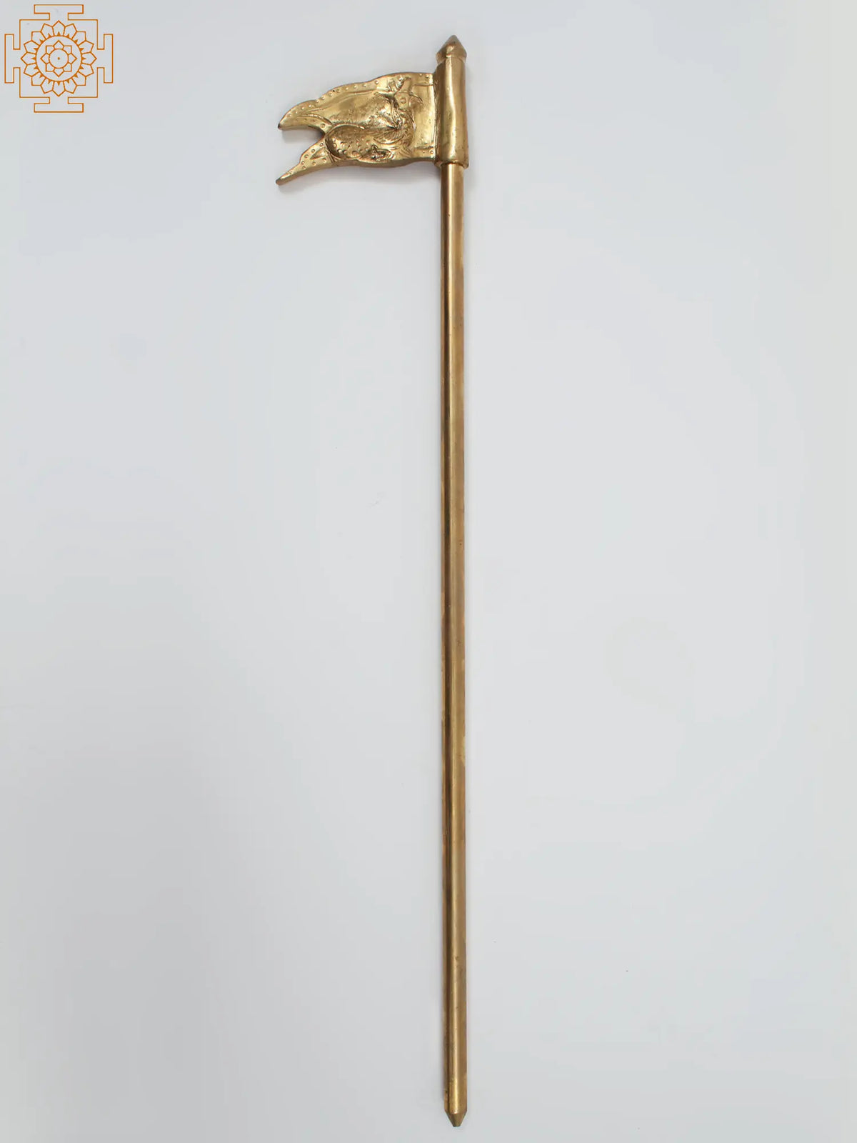 Seval Kodi Kartikeya Flag Rooster And Cock Flag | Brass