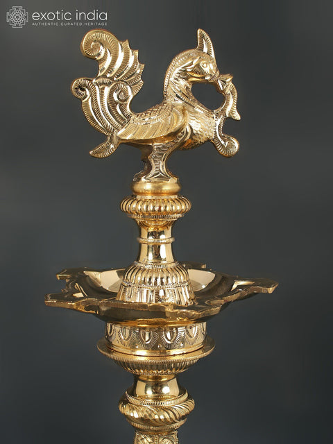22" Superfine Annam (Peacock) Lamp