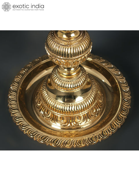 22" Superfine Annam (Peacock) Lamp