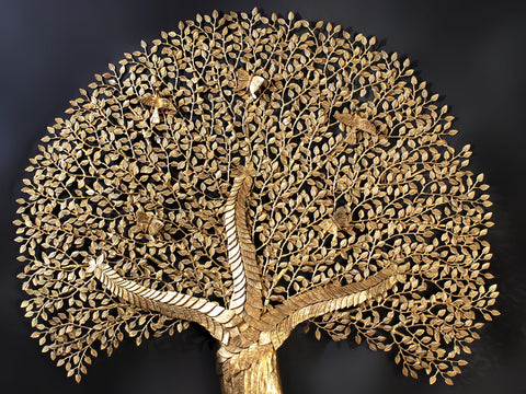 78" Super Large Tree of Life in Brass | Wall Mounted | Home Decor