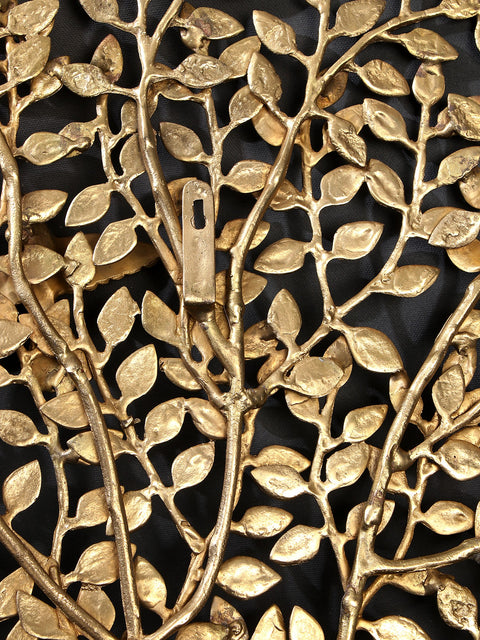 47" Large Wall Hanging Designer Tree of Life in Brass | Made In India
