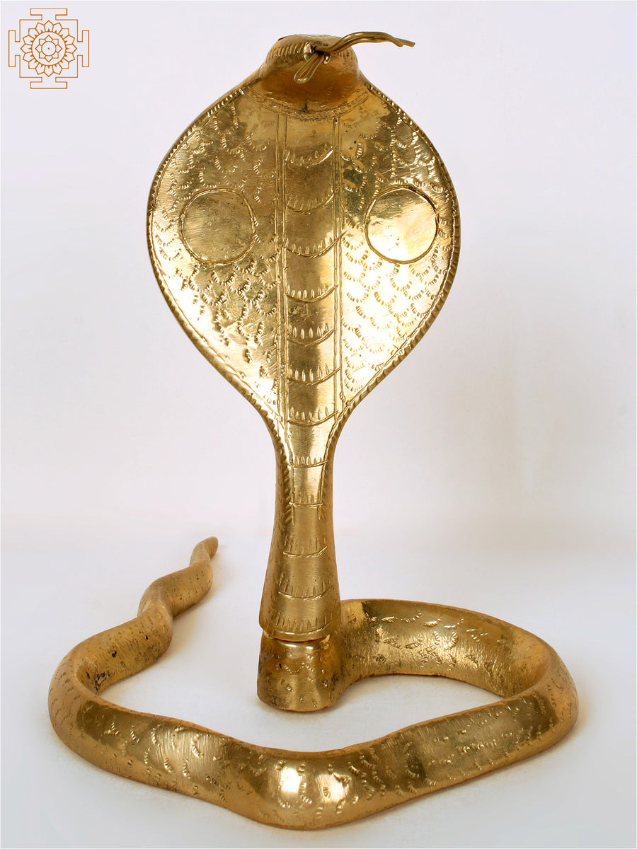 8" Kundalini Brass Statue for Home Decor