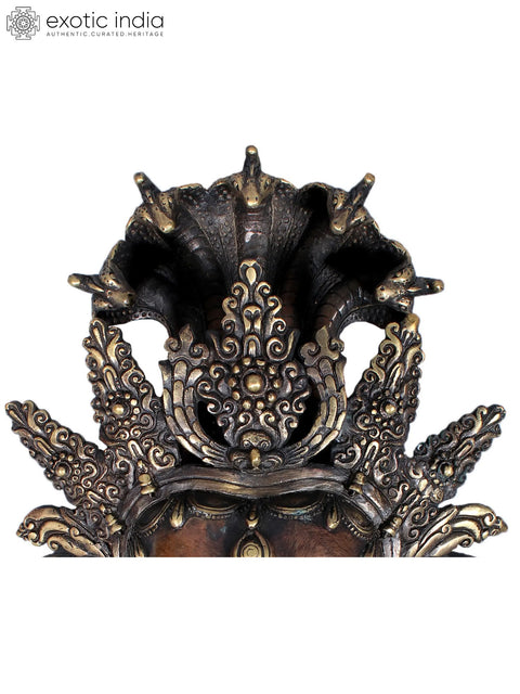 11" Lord Ganesha Face Mask from Nepal