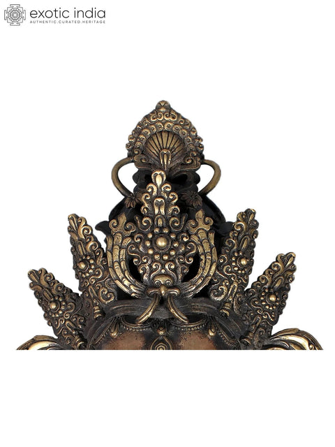 13" Namaskar Ganesha Face from Nepal