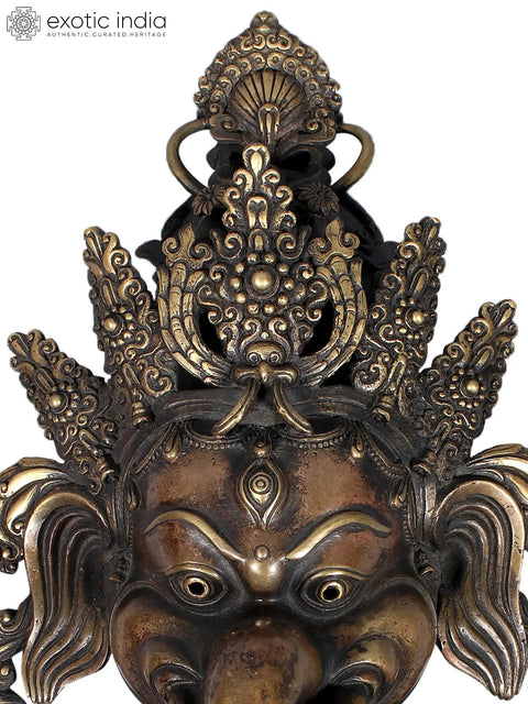 13" Namaskar Ganesha Face from Nepal