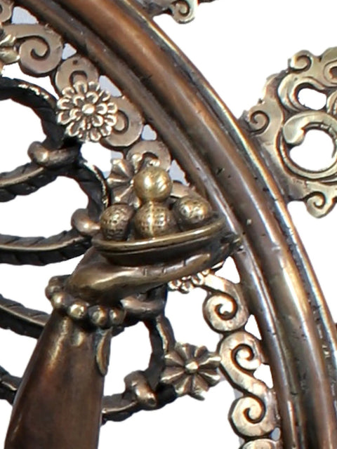20" Dancing Lord Ganesha Brass Statue from Nepal