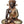 21" Crowned Buddha in Brass