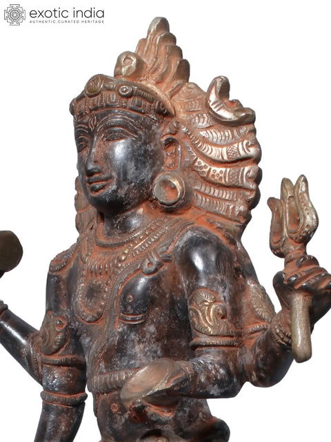14" Bhairava Shiva in Brass