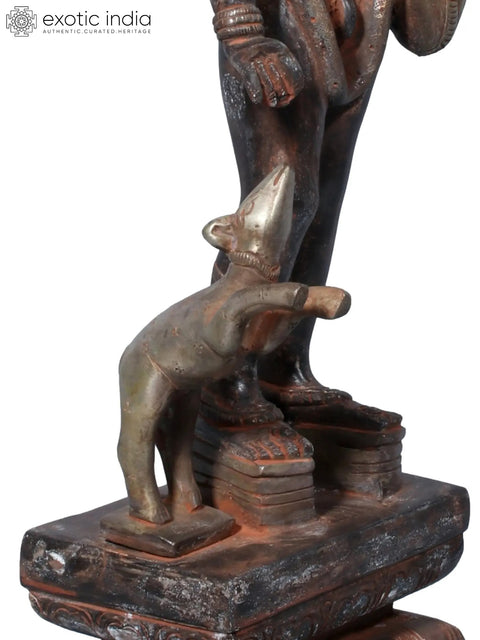 14" Bhairava Shiva in Brass