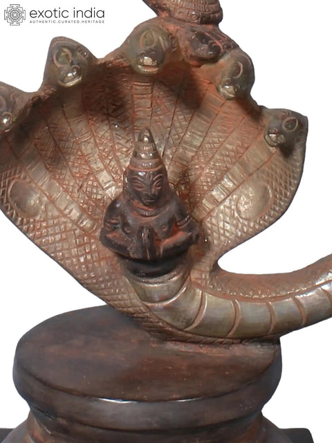 18" Kaliya Krishna in Brass