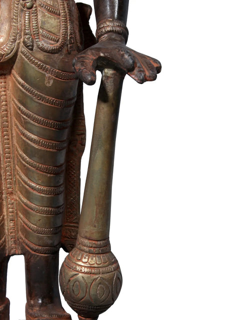 20" Brass Standing Lord Vishnu