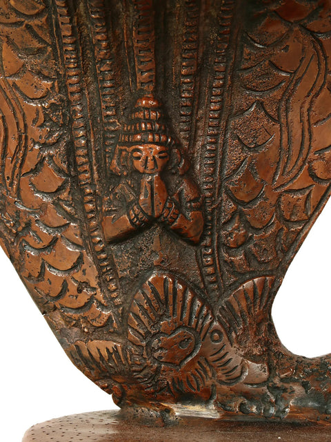 36" Large Shri Kalinga Krishna On Oval Base | Brass