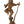 36" Large Shri Kalinga Krishna On Oval Base | Brass