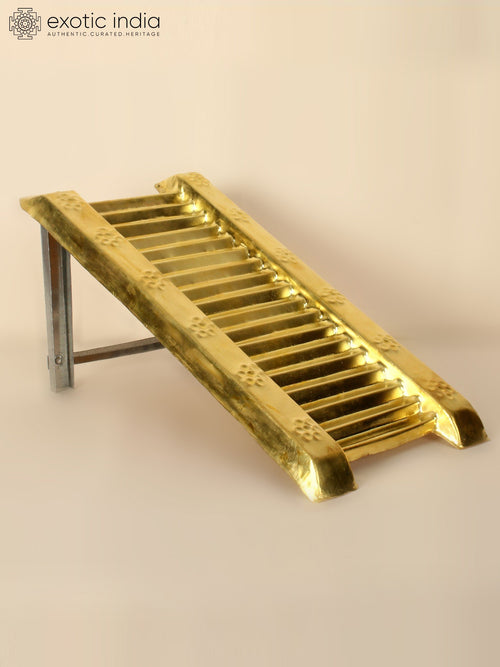 14" Sabarimala Temple 18 Steps Brass Sculpture for Pooja