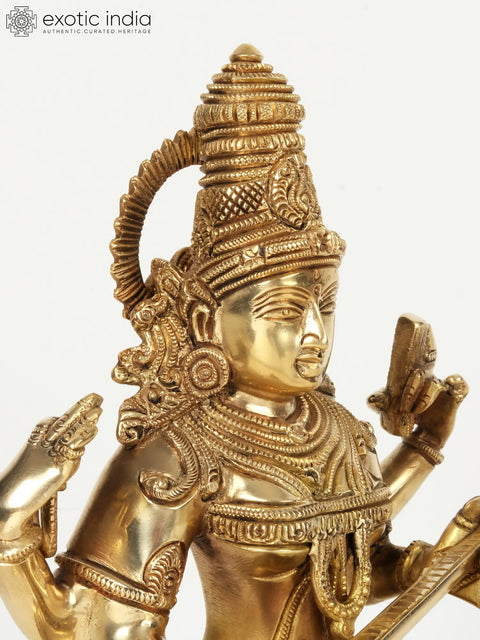 Superfine Saraswati Playing Veena | Brass