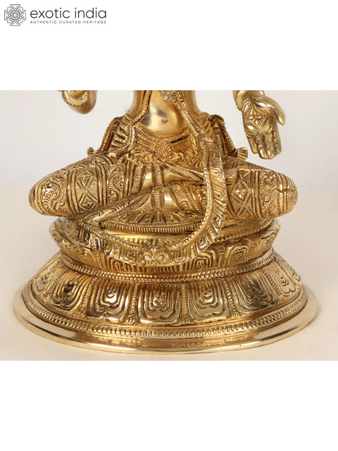 Superfine Goddess Of Wealth Lakshmi | Brass