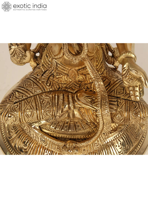 Superfine Goddess Of Wealth Lakshmi | Brass