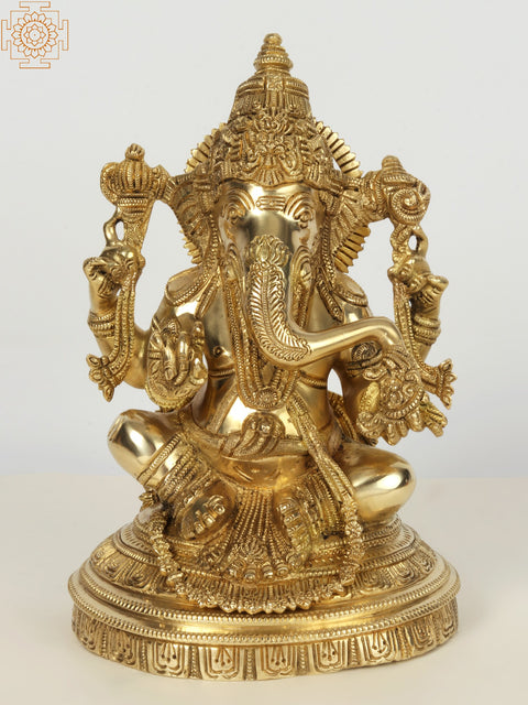 Superfine God of Wisdom Ganesha | Brass