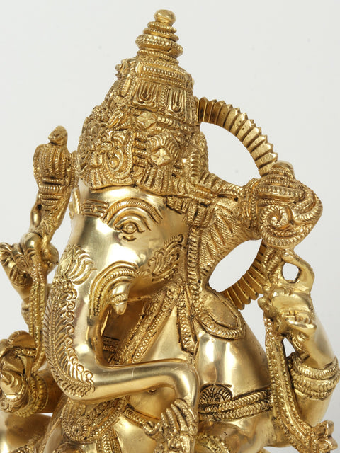 Superfine God of Wisdom Ganesha | Brass
