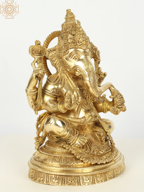 Superfine God of Wisdom Ganesha | Brass