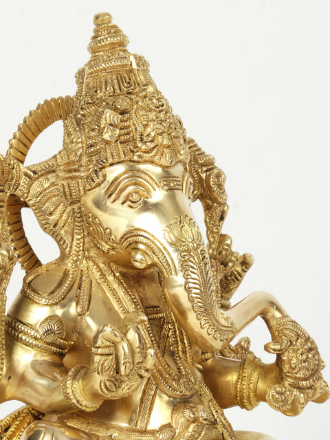 Superfine God of Wisdom Ganesha | Brass