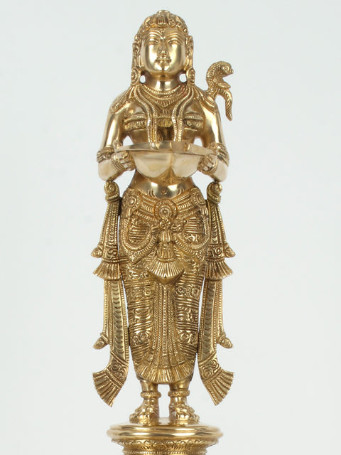 25" Superfine Deep Lakshmi 108 Wicks Lamp