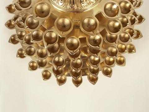 25" Superfine Deep Lakshmi 108 Wicks Lamp