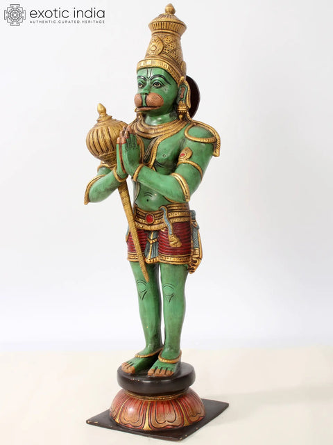 21'' Lord Hanuman In Anjali Mudra | Brass