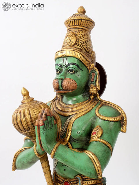 21'' Lord Hanuman In Anjali Mudra | Brass