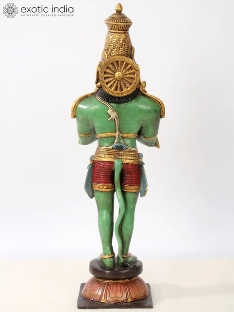 21'' Lord Hanuman In Anjali Mudra | Brass