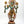31" Large Brass Colorful Standing Lord Venugopal (Krishna) Playing Flute