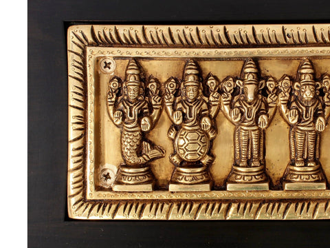 16" Ten Incarnation of Lord Vishnu (Dashavatara) | Wall Hanging